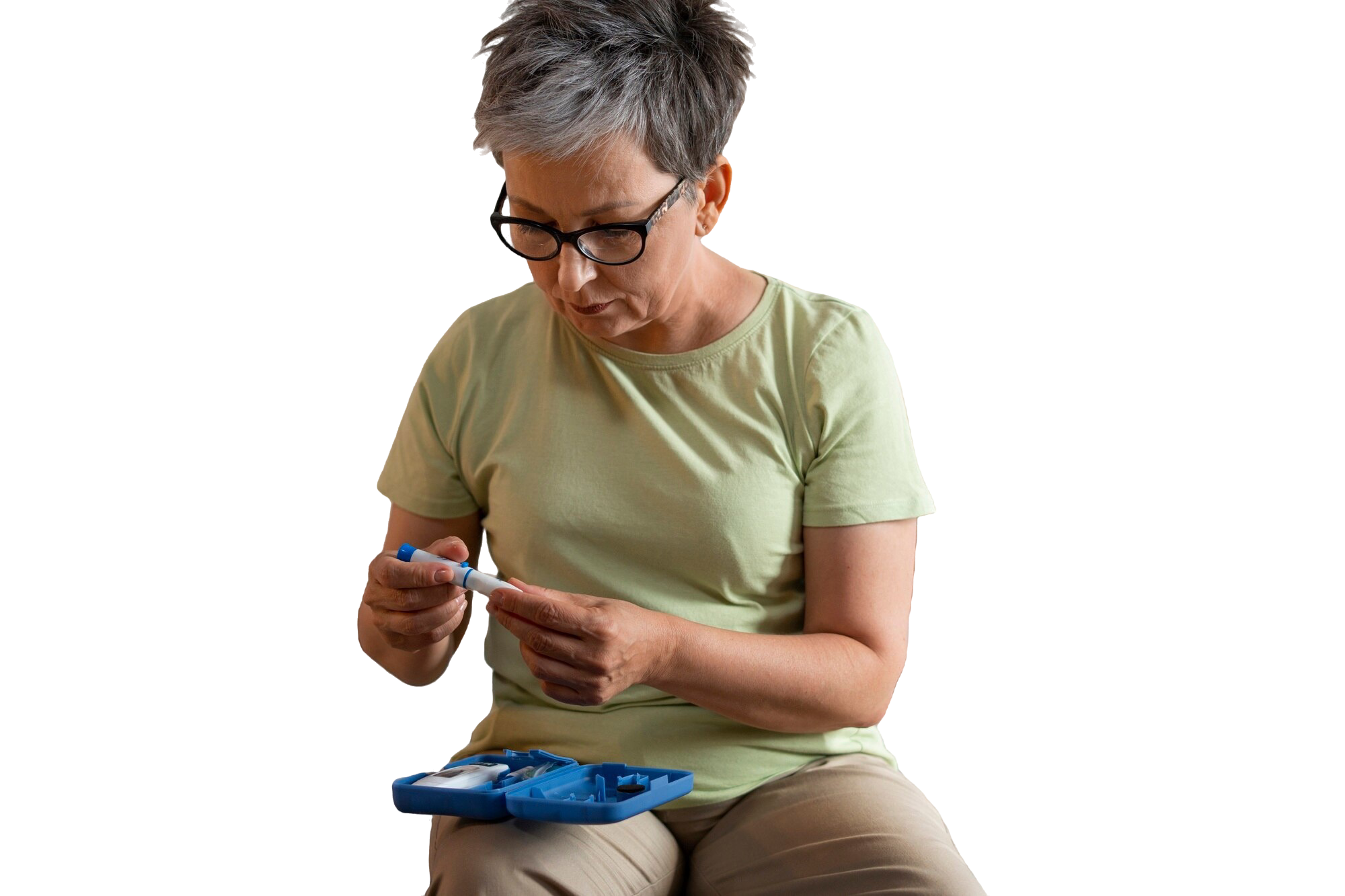 Group on outdoor hike