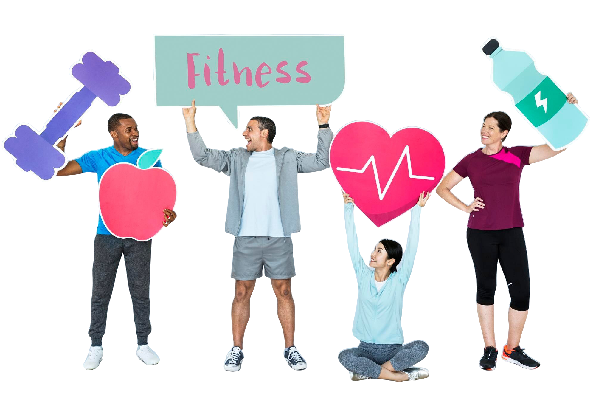 Group on outdoor hike