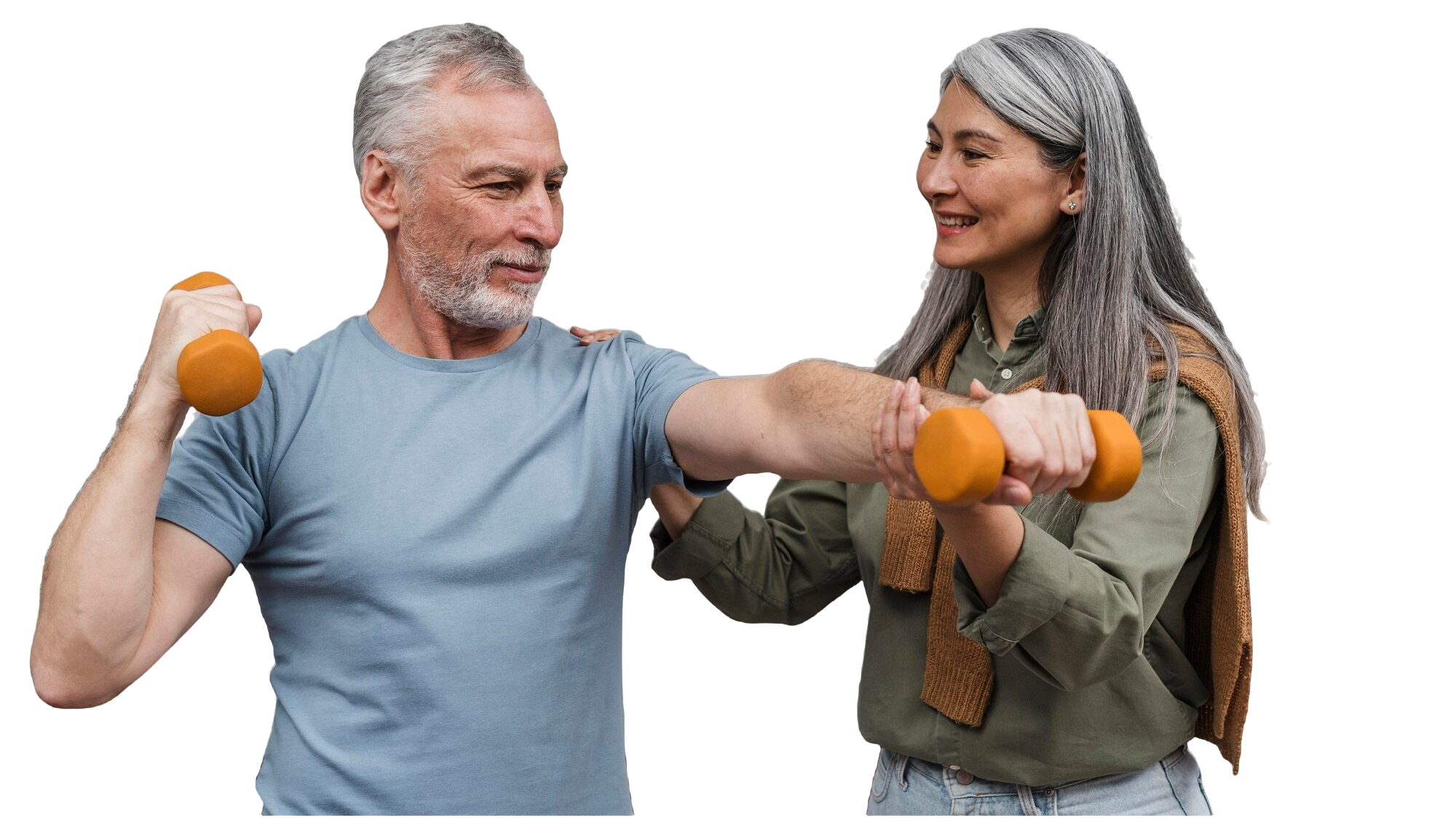 Group on outdoor hike